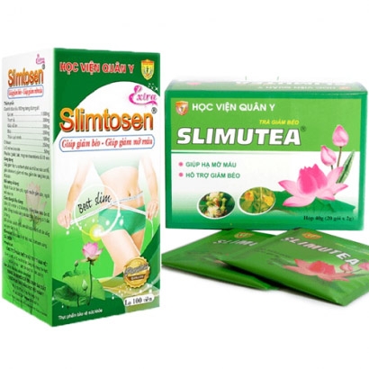 Liệu Trình 1 hộp Slimtosen Extra và 3 trà sen Slimutea