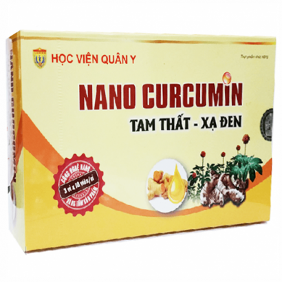 Nano Curcumin Tam Thất Xạ Đen HVQY (30 viên)